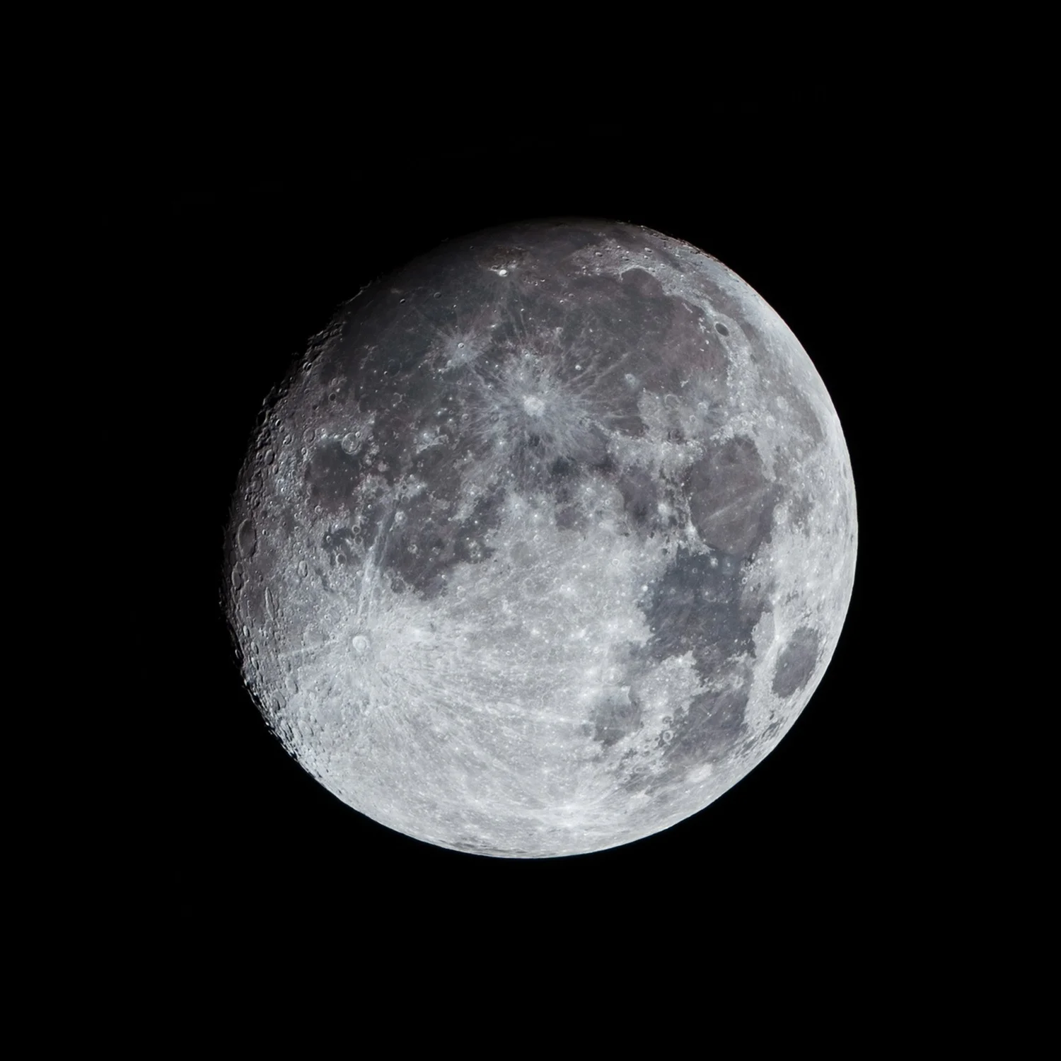 Framing the Nearly Full Moon, fine art landscape photograph by Sam Groth